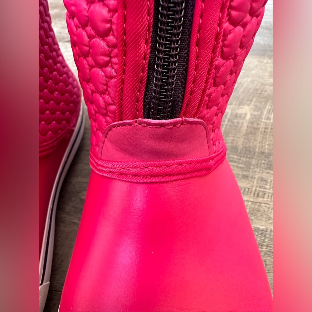 CROCS Crocband Winter High Boot w/ Zipper - Raspberry Mulberry Pink Size 8 - Picture 12 of 17